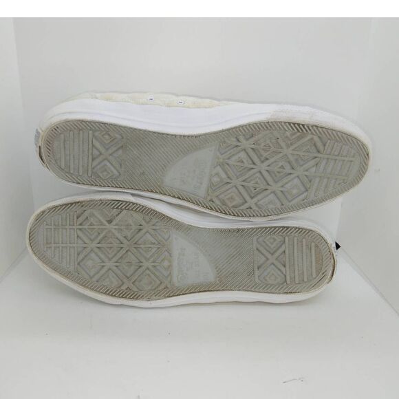 Converse One Star United Bamboo Mens Pre-owned White Quilted Sneakers-sz. 10 1/2 - Picture 5 of 6